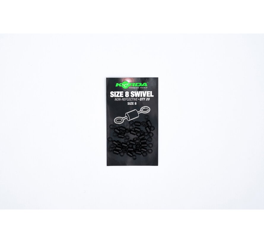 Size 8 Swivel - Black Non Reflective