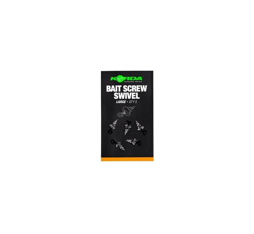 Korda Micro Ring Swivel Bait Screw 5pcs
