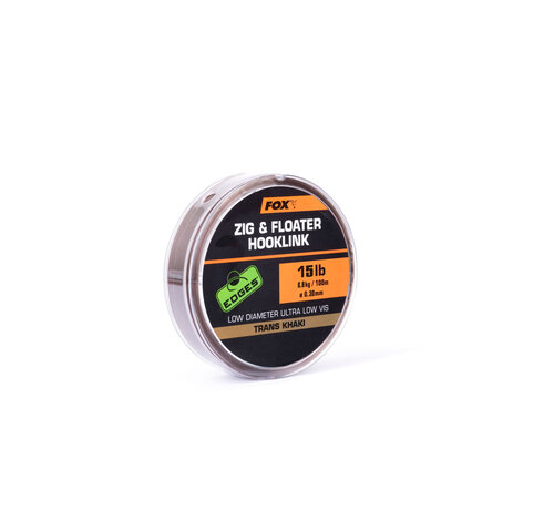 Fox Zig & Floater Hooklink - Trans Khaki