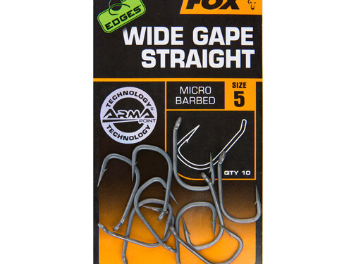 Fox Edges Wide Gape Straight