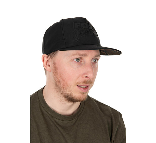 Fox Snapback Hat - Black Camo