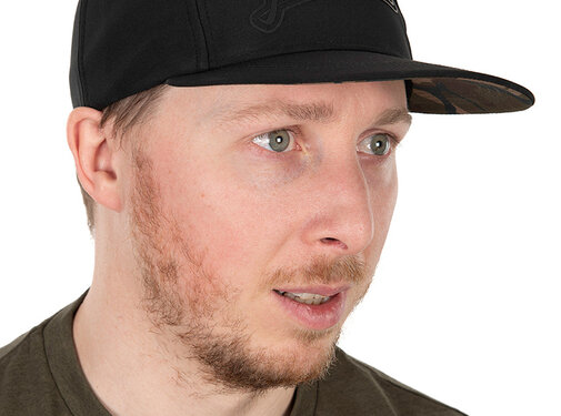 Fox Snapback Hat - Black Camo