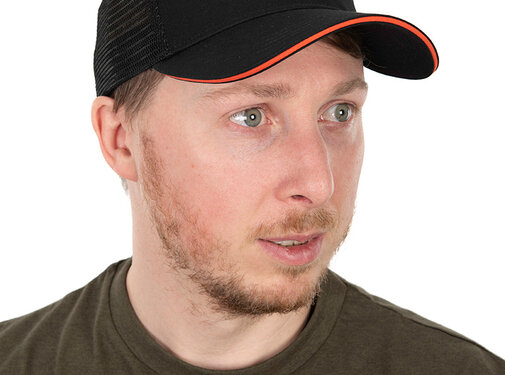 Fox Collection Trucker Cap - Black Orange