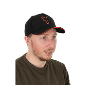 Fox Collection Baseball Cap - Black Orange