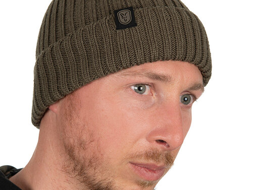 Fox Merino Bobble Hat - Olive