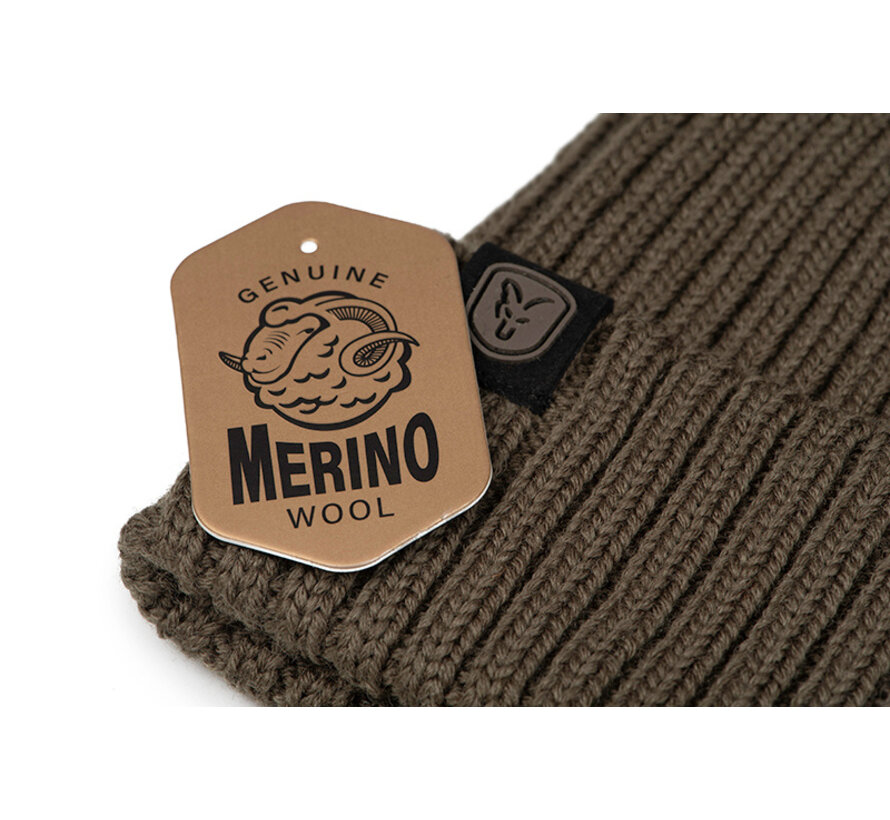 Merino Bobble Hat - Olive