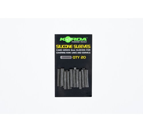 Korda Silicone Sleeves - Weedy Green 20pcs