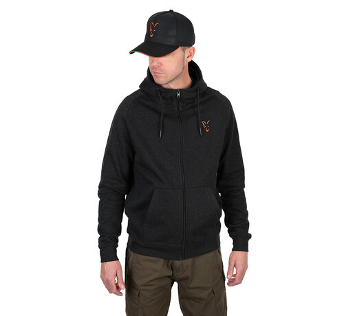 Fox Collection LW  Hoody - Black Orange