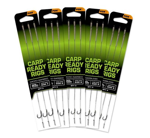 Fox EOS Barbless Ready Rigs X3 Wide Gape