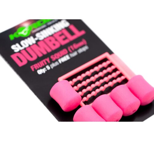 Korda Slow Sinking Dumbell Fruity Squid Pink