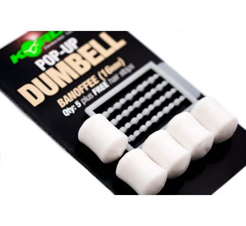 Korda Pop Up Dumbell Banoffee White