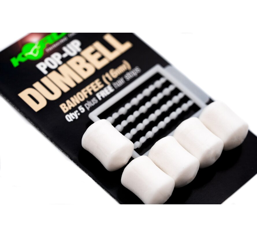Pop Up Dumbell Banoffee White