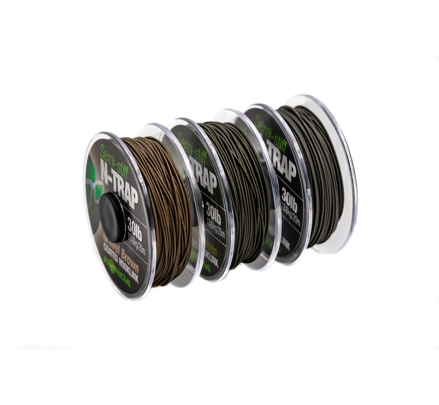 N-TRAP Semi Stiff  - Weedy Green  20m