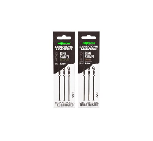 Korda Kable Leadcore Leader Ring Swivel 1 meter