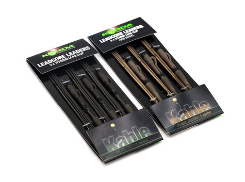 Korda Leadcore Leader Hybrid Lead Clip Ring Swivel 100cm