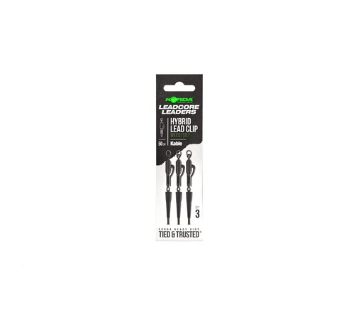 Korda Kable Leadcore Leader Hybrid Lead Clip 50cm