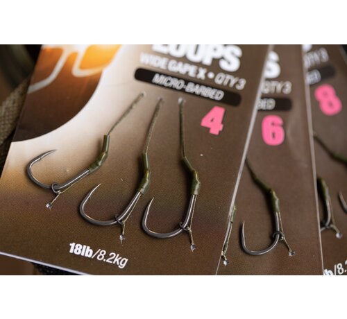 Korda Loop Rigs Wide Gape X 3 rigs