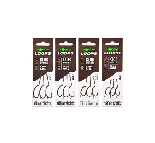 Korda Loop Rigs Klor 3 rigs