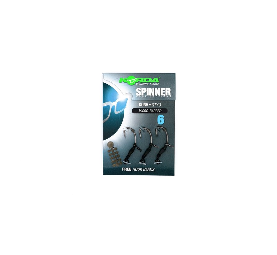 Spinner Hook Sections Kurv 3 rigs