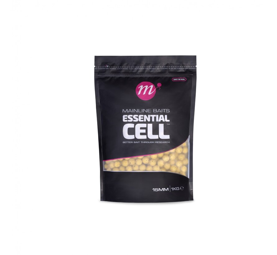Shelf Life Boilies Essential Cell 15mm 1kg