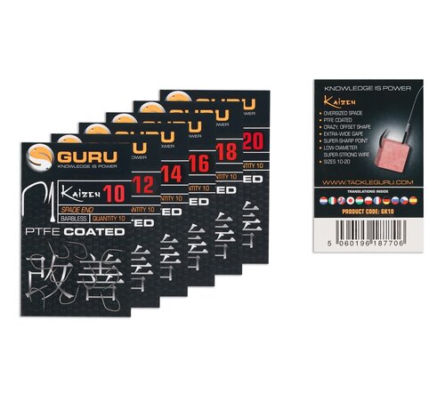 Guru Kaizen Hook (Barbless/Spade End) 10pcs