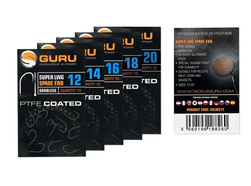 Guru Super LWG Hook (Barbless/Eyed)