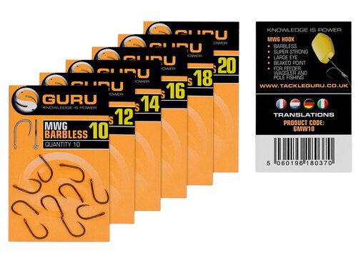 Guru MWG Hook (Barbless/Eyed)