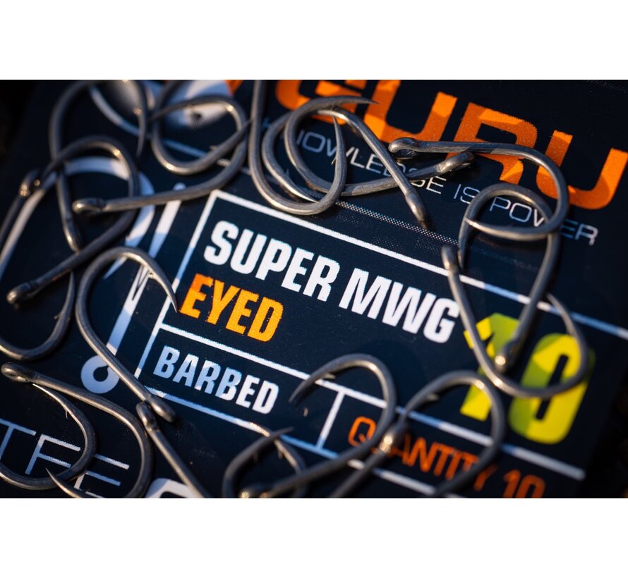 Super MWG Hook (Barbed/Eyed)10pcs