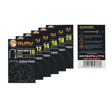 Guru Super MWG Hook (Barbed/Eyed)