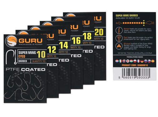 Guru Super MWG Hook (Barbed/Eyed)