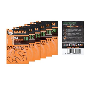 Guru Match Special Hook (Barbed/Spade End)