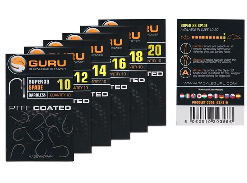 Guru Super XS Hook (Barbless/Spade End)