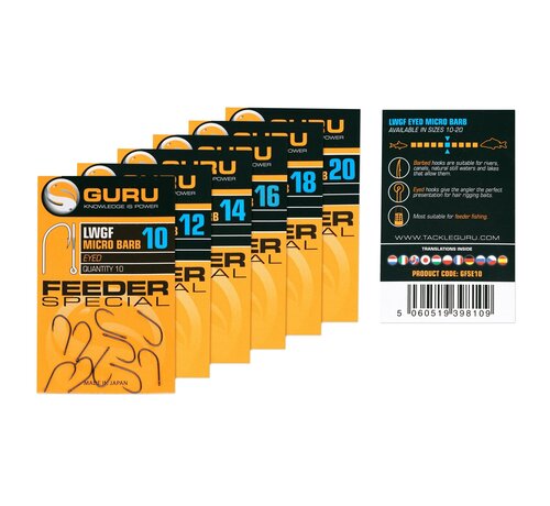 Guru LWG Feeder Special (Barbed/Eyed)10pcs