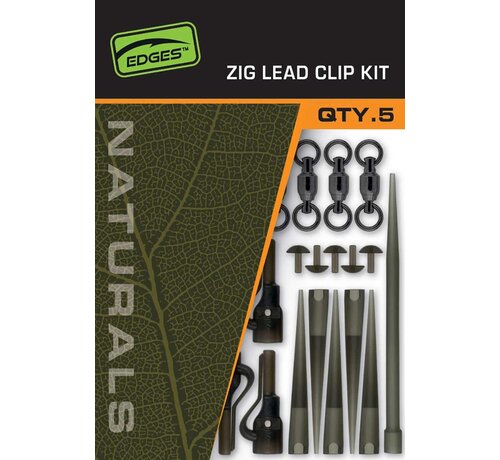 Fox Edges Naturals Zig Lead Clip Kit