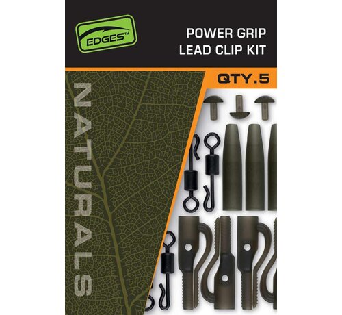 Fox Edges Naturals Power Grip Lead Clip Kit