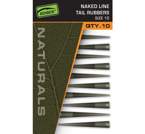 Fox Edges Naturals Naked Line Tail Rubbers Size 10