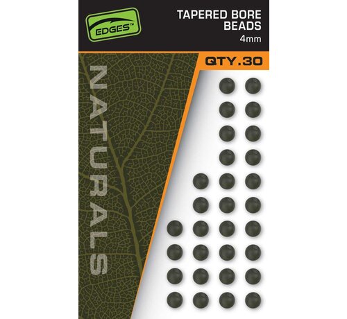 Fox Edges Naturals Tapered Bore Beads 4MM