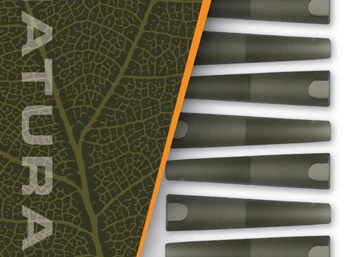 Fox Edges Naturals Slik Lead Clip Tail Rubber Size 10