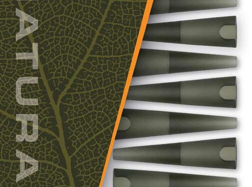 Fox Edges Naturals Lead Clip Tail Rubbers Size 7