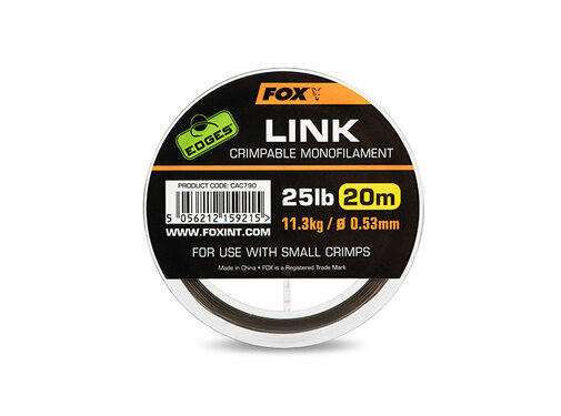 Fox Edges Link Trans Khaki Mono