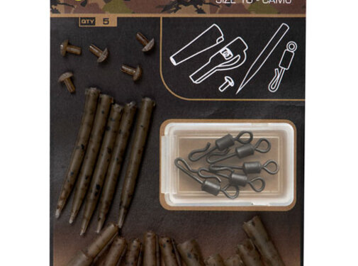 Fox Edges Camo Slik Lead Clip Kit Size 10