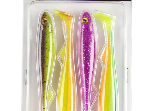 Fox Rage Slick Shad Mixed Colour Pack