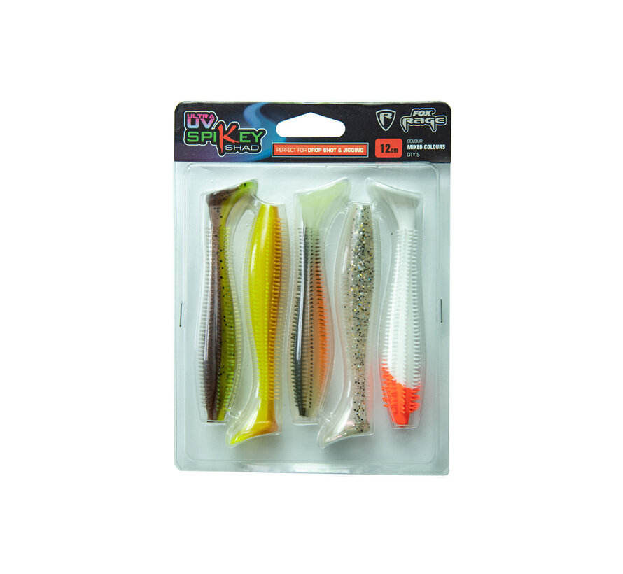 Spikey Shad Mixed Colour Pack