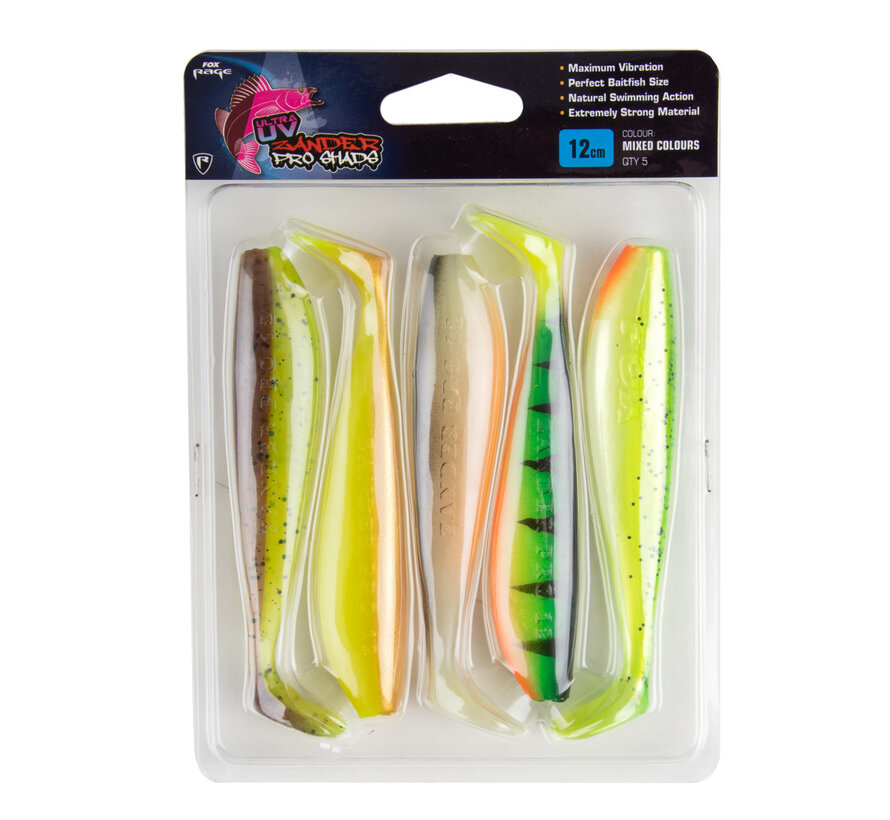 Zander Pro Shad Mixed Colour Pack