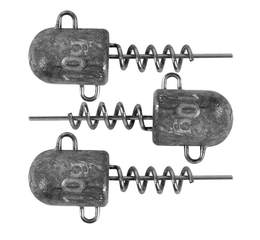 Corkscrew Bullet Jig Heads 3 Pack