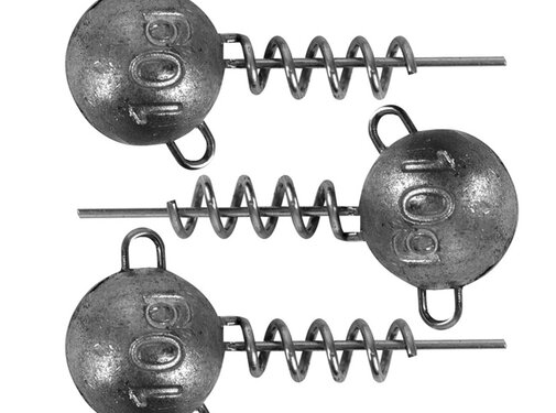 Fox Rage Corkscrew Round Jig Heads 3 Pack