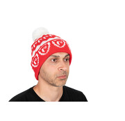 Fox Rage Red & White Bobble Hat