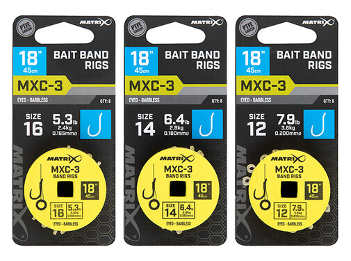 Matrix MXC-3 18 Bait Band Rigs
