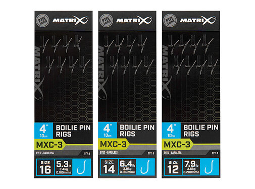 Matrix MXC- 3 4 Boilie Pin Rigs