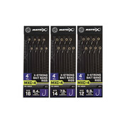 Matrix MXC-4 X Strong Bait Band Rigs 10cm/4ins